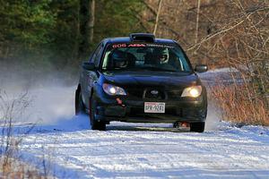 Jonah Becken / Peyton Reece Subaru Impreza 2.5i on SS2, Nemadji Trail West.