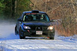 Jonah Becken / Peyton Reece Subaru Impreza 2.5i on SS2, Nemadji Trail West.