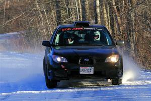 Jonah Becken / Peyton Reece Subaru Impreza 2.5i on SS2, Nemadji Trail West.