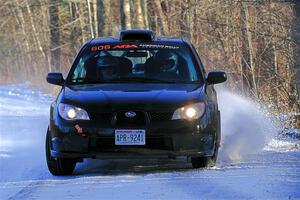 Jonah Becken / Peyton Reece Subaru Impreza 2.5i on SS2, Nemadji Trail West.