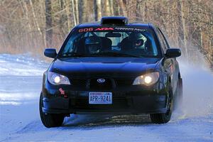 Jonah Becken / Peyton Reece Subaru Impreza 2.5i on SS2, Nemadji Trail West.