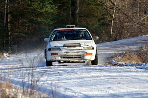 Peyton Goldenstein / Brent Lucio Honda CRX Si on SS2, Nemadji Trail West.