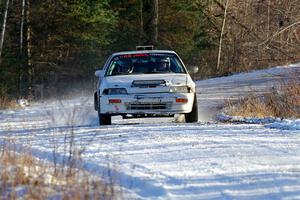 Peyton Goldenstein / Brent Lucio Honda CRX Si on SS2, Nemadji Trail West.