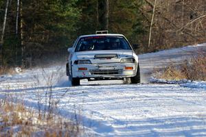 Peyton Goldenstein / Brent Lucio Honda CRX Si on SS2, Nemadji Trail West.