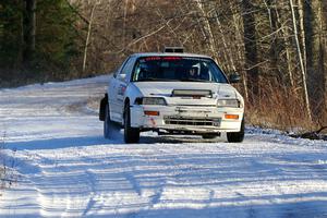 Peyton Goldenstein / Brent Lucio Honda CRX Si on SS2, Nemadji Trail West.