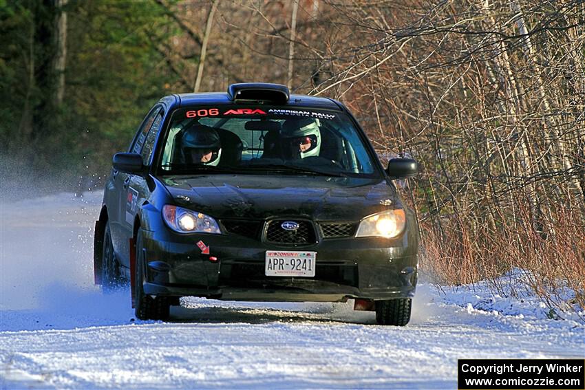 Jonah Becken / Peyton Reece Subaru Impreza 2.5i on SS2, Nemadji Trail West.