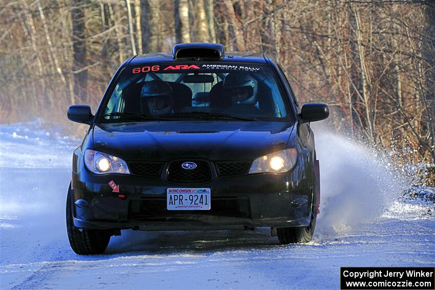 Jonah Becken / Peyton Reece Subaru Impreza 2.5i on SS2, Nemadji Trail West.