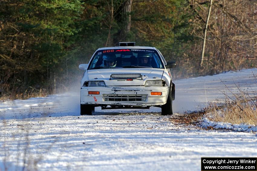 Peyton Goldenstein / Brent Lucio Honda CRX Si on SS2, Nemadji Trail West.