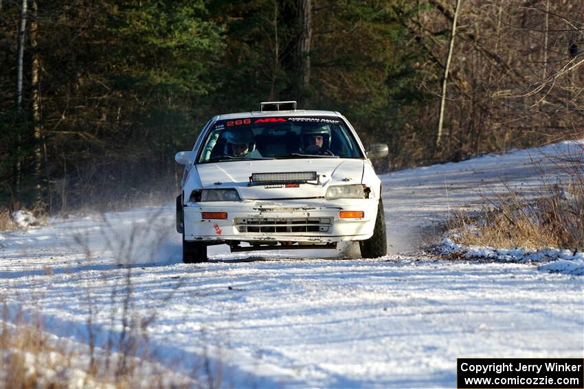 Peyton Goldenstein / Brent Lucio Honda CRX Si on SS2, Nemadji Trail West.