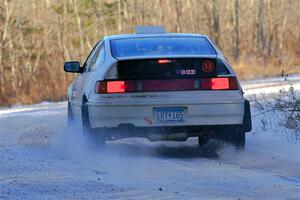 Peyton Goldenstein / Brent Lucio Honda CRX Si on SS2, Nemadji Trail West.