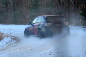 Silas Himes / Aleut Hatfield Subaru WRX STi on SS3, Eastbound Again.