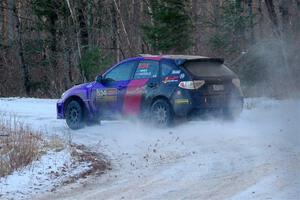 Silas Himes / Aleut Hatfield Subaru WRX STi on SS3, Eastbound Again.