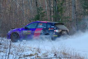 Silas Himes / Aleut Hatfield Subaru WRX STi on SS3, Eastbound Again.