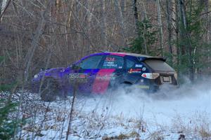 Silas Himes / Aleut Hatfield Subaru WRX STi on SS3, Eastbound Again.