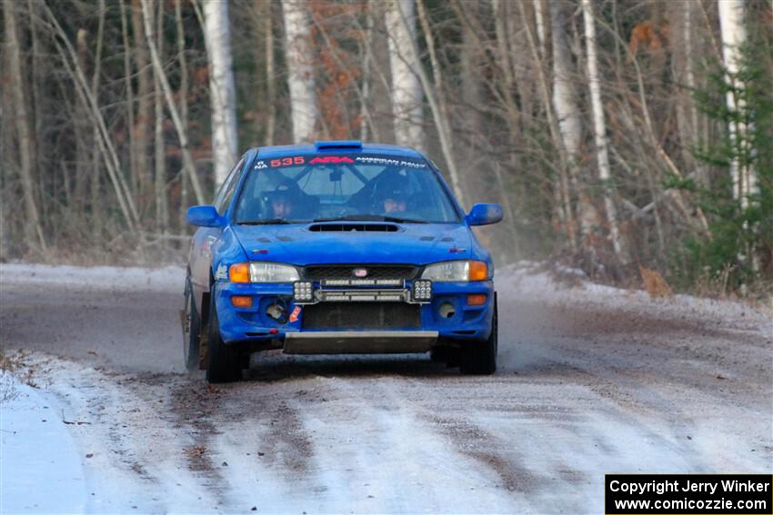 Connor Himes / Elliot Prusi Subaru Impreza on SS3, Eastbound Again.