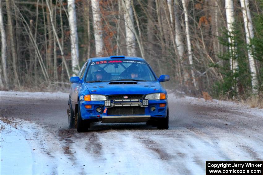 Connor Himes / Elliot Prusi Subaru Impreza on SS3, Eastbound Again.