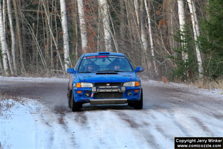 Connor Himes / Elliot Prusi Subaru Impreza on SS3, Eastbound Again.