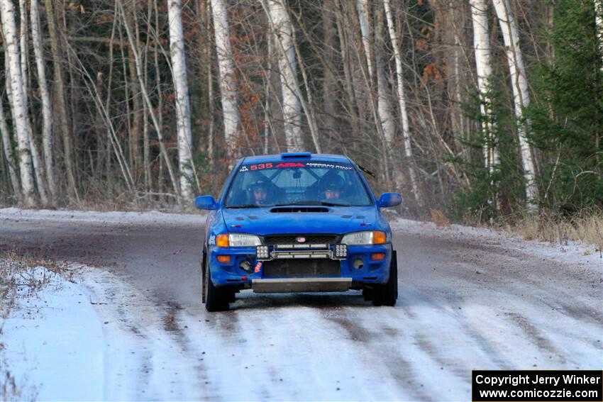 Connor Himes / Elliot Prusi Subaru Impreza on SS3, Eastbound Again.