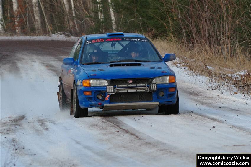 Connor Himes / Elliot Prusi Subaru Impreza on SS3, Eastbound Again.