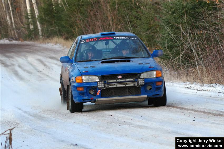 Connor Himes / Elliot Prusi Subaru Impreza on SS3, Eastbound Again.