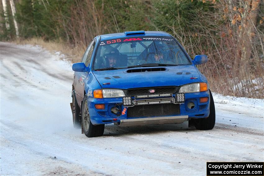 Connor Himes / Elliot Prusi Subaru Impreza on SS3, Eastbound Again.