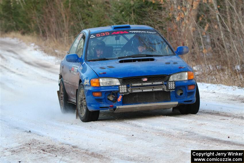 Connor Himes / Elliot Prusi Subaru Impreza on SS3, Eastbound Again.