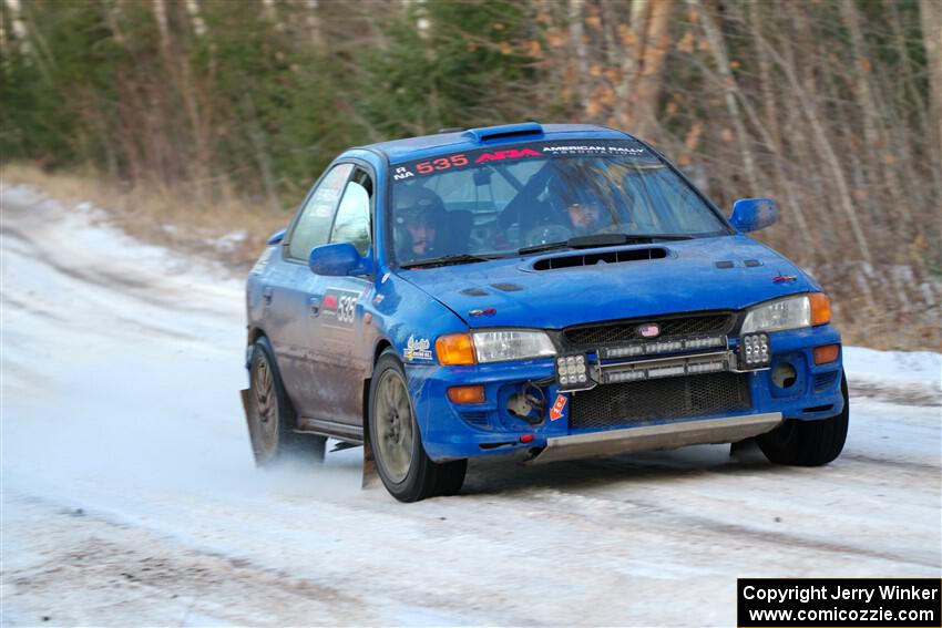 Connor Himes / Elliot Prusi Subaru Impreza on SS3, Eastbound Again.