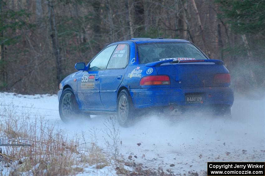 Connor Himes / Elliot Prusi Subaru Impreza on SS3, Eastbound Again.