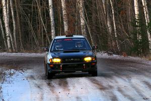 Jack Nelson / Isaac Zink Subaru Impreza on SS3, Eastbound Again.