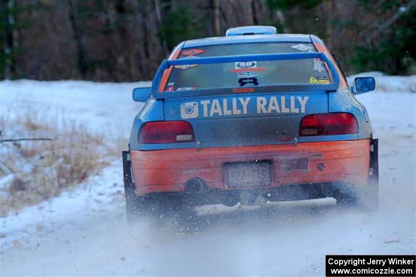 Tyler Matalas / John Farrow Subaru Impreza LX on SS3, Eastbound Again.