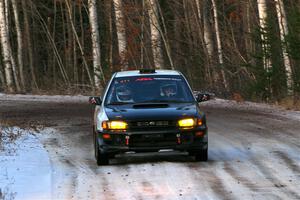 Jack Nelson / Isaac Zink Subaru Impreza on SS3, Eastbound Again.