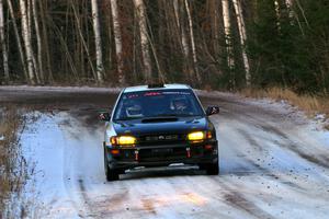 Jack Nelson / Isaac Zink Subaru Impreza on SS3, Eastbound Again.