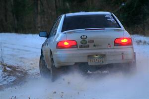 Jack Nelson / Isaac Zink Subaru Impreza on SS3, Eastbound Again.