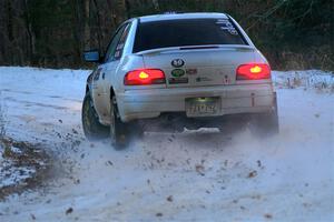 Jack Nelson / Isaac Zink Subaru Impreza on SS3, Eastbound Again.