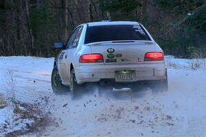 Jack Nelson / Isaac Zink Subaru Impreza on SS3, Eastbound Again.