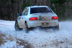 Jack Nelson / Isaac Zink Subaru Impreza on SS3, Eastbound Again.