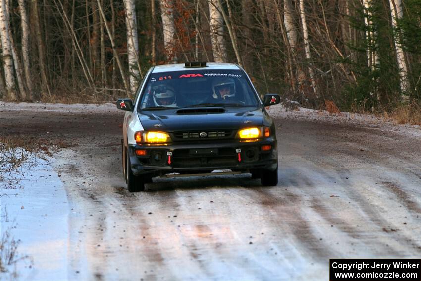 Jack Nelson / Isaac Zink Subaru Impreza on SS3, Eastbound Again.