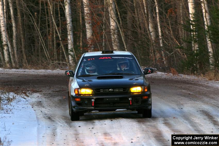 Jack Nelson / Isaac Zink Subaru Impreza on SS3, Eastbound Again.