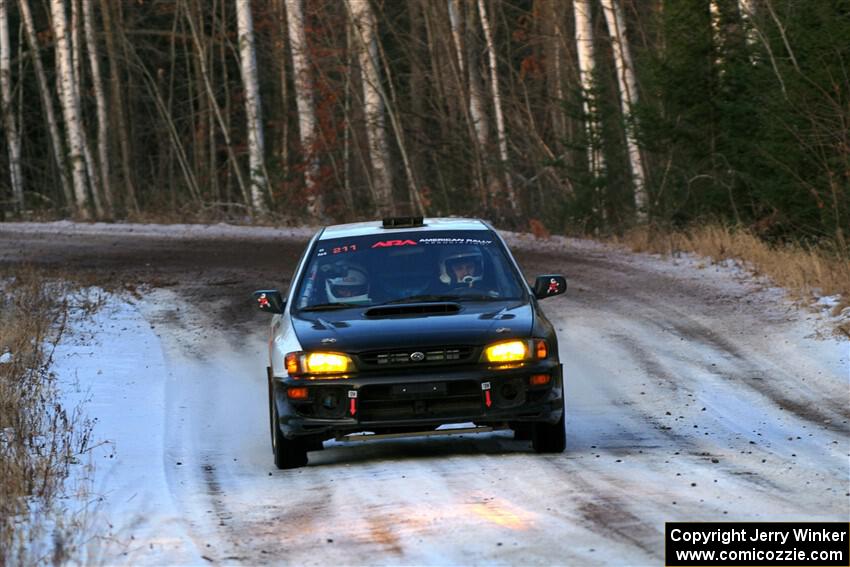 Jack Nelson / Isaac Zink Subaru Impreza on SS3, Eastbound Again.