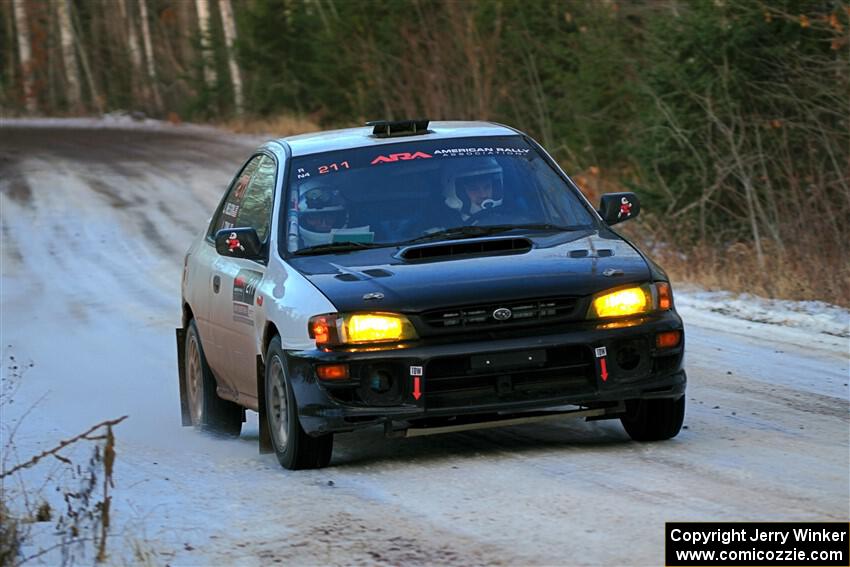 Jack Nelson / Isaac Zink Subaru Impreza on SS3, Eastbound Again.