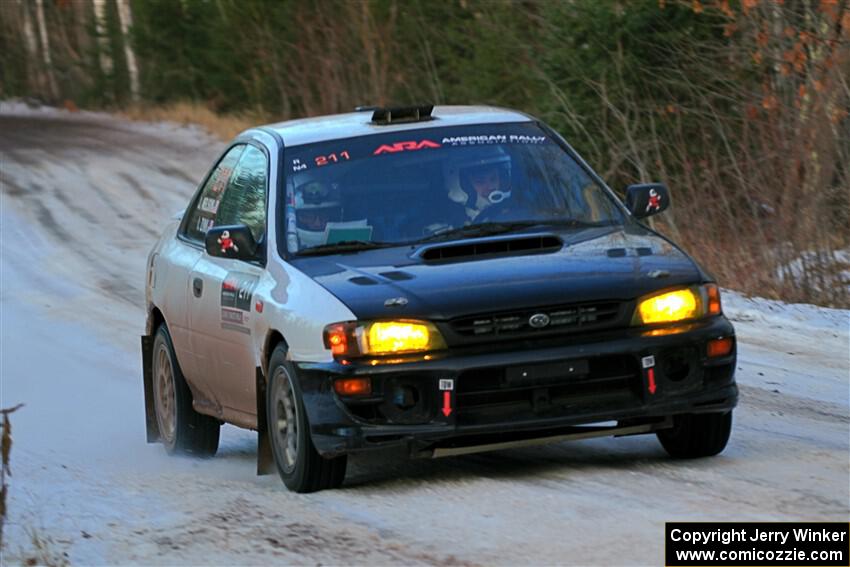 Jack Nelson / Isaac Zink Subaru Impreza on SS3, Eastbound Again.