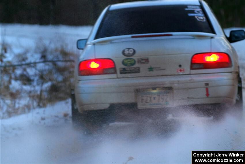 Jack Nelson / Isaac Zink Subaru Impreza on SS3, Eastbound Again.