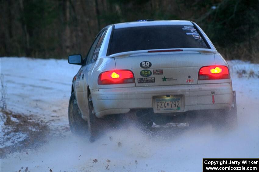 Jack Nelson / Isaac Zink Subaru Impreza on SS3, Eastbound Again.