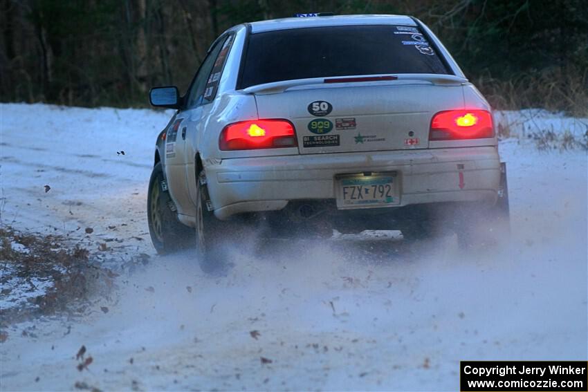 Jack Nelson / Isaac Zink Subaru Impreza on SS3, Eastbound Again.