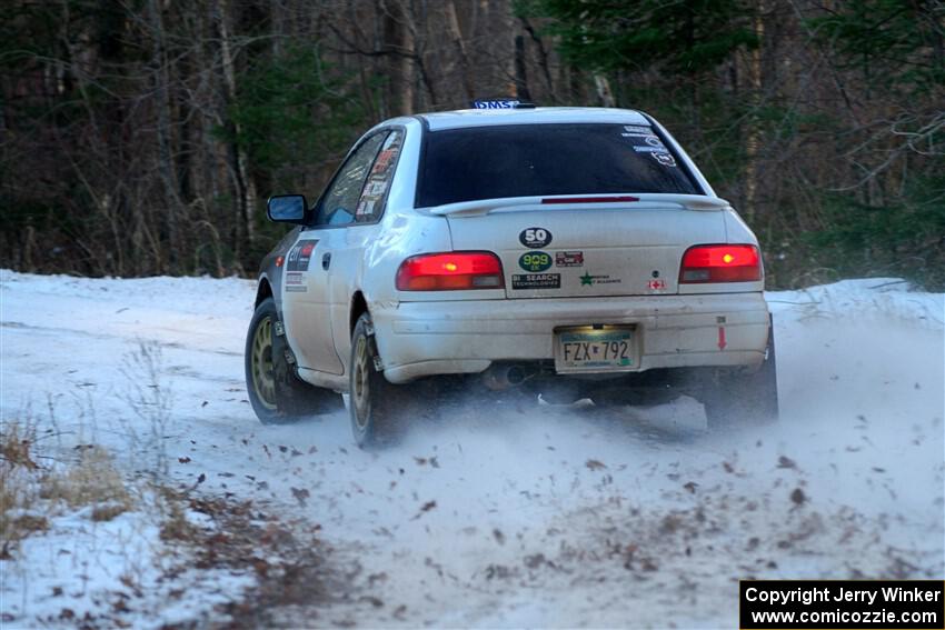 Jack Nelson / Isaac Zink Subaru Impreza on SS3, Eastbound Again.