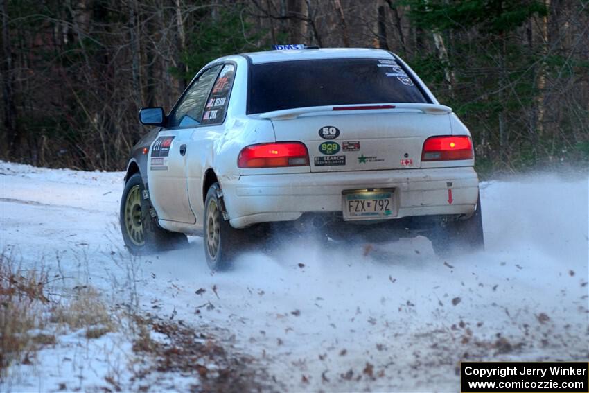 Jack Nelson / Isaac Zink Subaru Impreza on SS3, Eastbound Again.