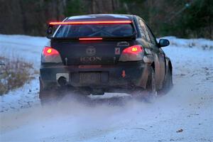 Peter Farrow / Jackson Sedivy Subaru WRX on SS3, Eastbound Again.