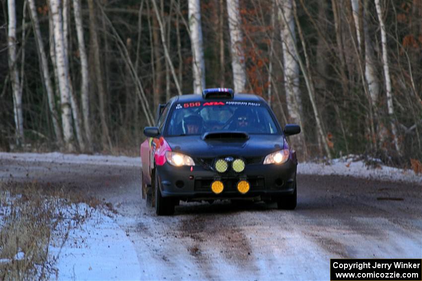 Colin Gleason / Tom Addison Subaru Impreza 2.5RS on SS3, Eastbound Again.