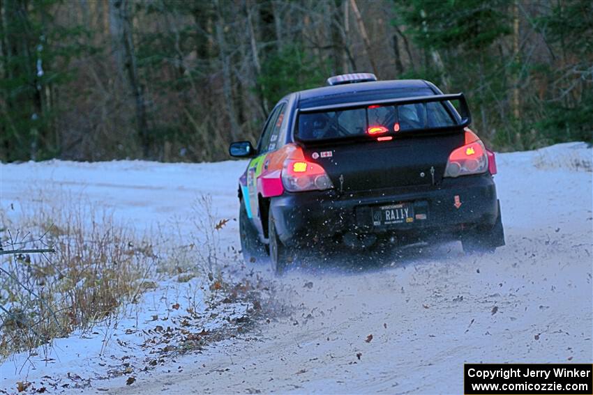 Colin Gleason / Tom Addison Subaru Impreza 2.5RS on SS3, Eastbound Again.