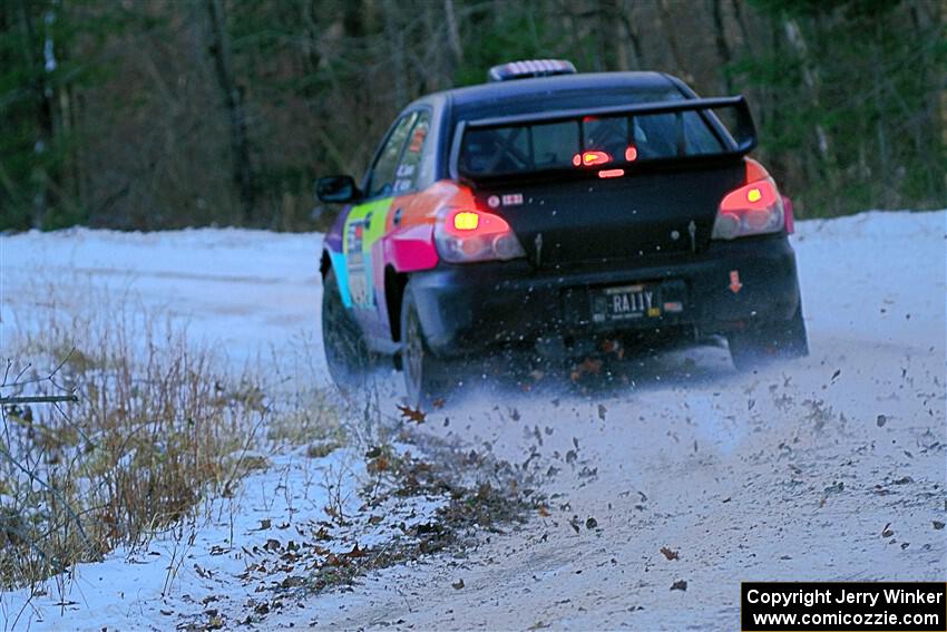 Colin Gleason / Tom Addison Subaru Impreza 2.5RS on SS3, Eastbound Again.